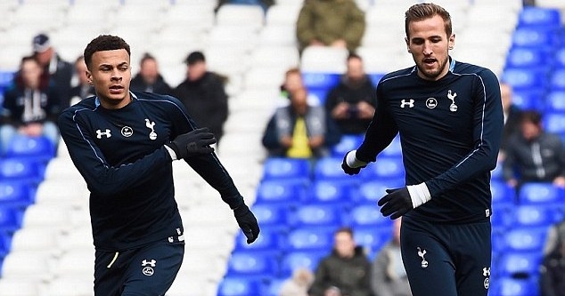 ‘ĐT Anh nên sử dụng Kane và Alli tại Euro 2016’